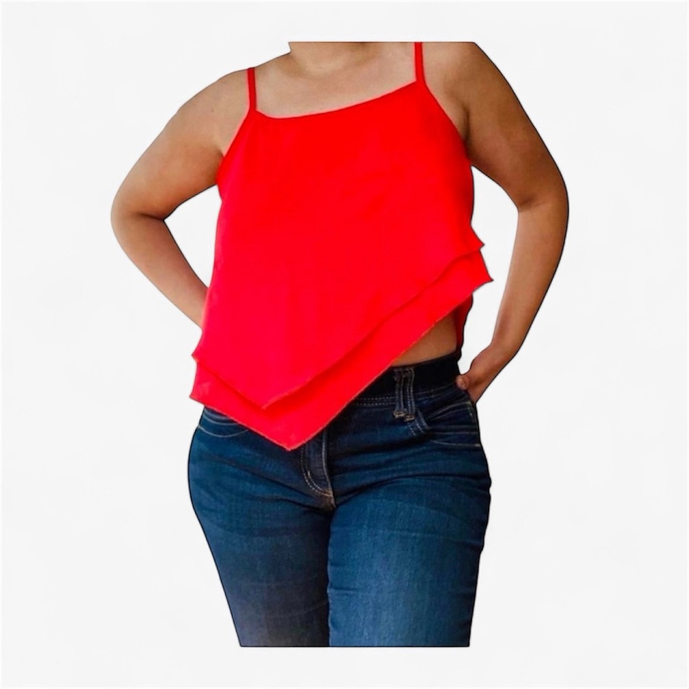★ Teenbell Neon Asymmetric Flowy Top ★ - Picture 13 of 13